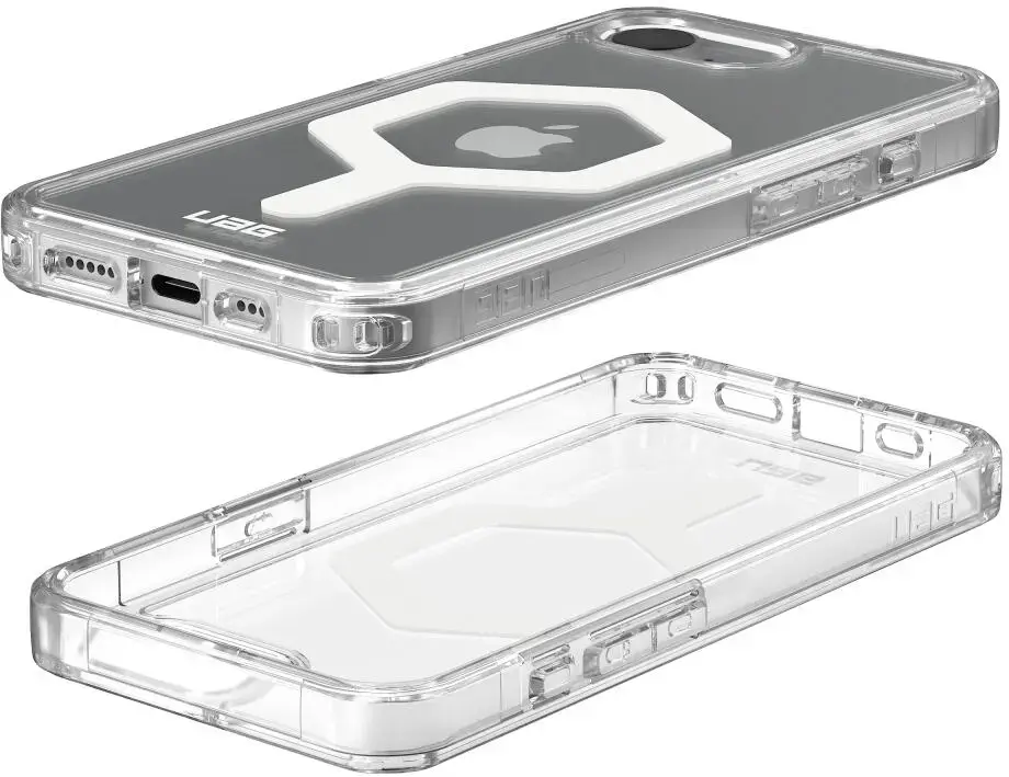 UAG Plyo Pro Apple 17e / 16e Hoesje MagSafe Back Cover Ice/Wit afbeelding 4