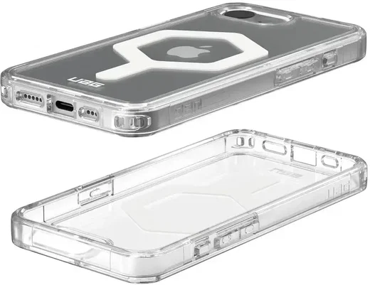 UAG Plyo Pro Apple 17e / 16e Hoesje MagSafe Back Cover Ice/Wit afbeelding 4
