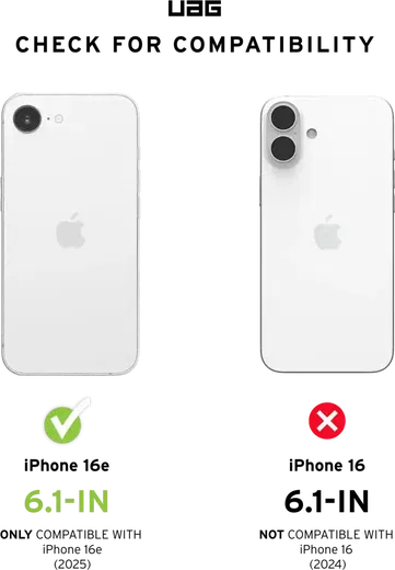 UAG Plyo Pro Apple iPhone 16e Hoesje MagSafe Back Cover Ice afbeelding 3