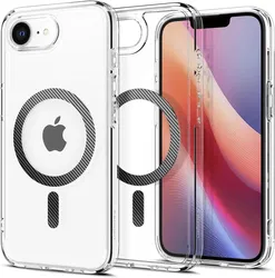 Spigen Ultra Hybrid MagFit Apple iPhone 16e Hoesje MagSafe Carbon Fiber afbeelding