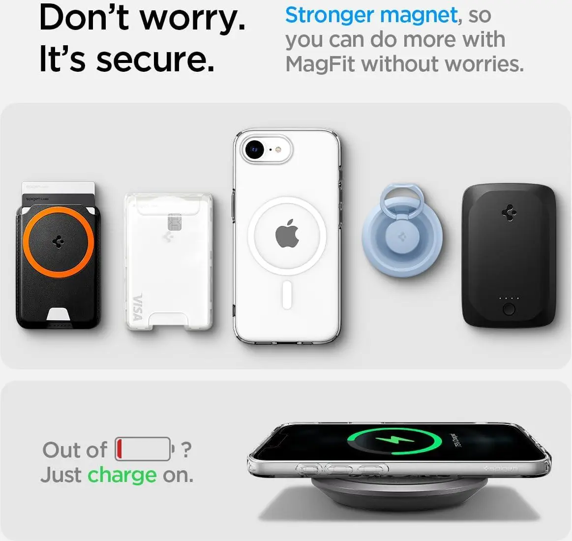 Spigen Liquid Crystal iPhone 17e / 16e Hoesje MagSafe Back Cover Transparant afbeelding 4