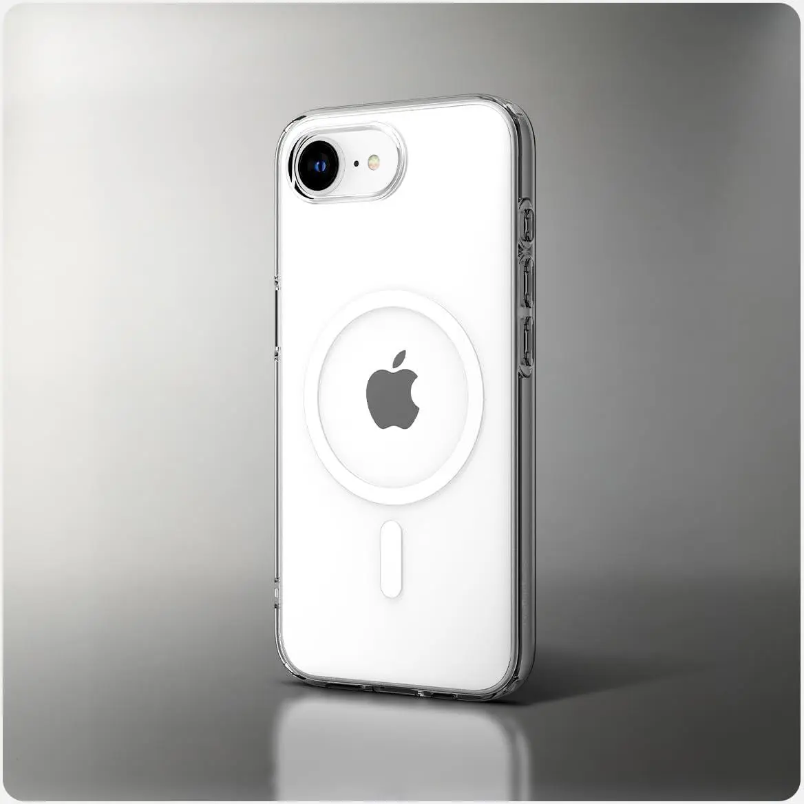Spigen Liquid Crystal iPhone 17e / 16e Hoesje MagSafe Back Cover Transparant afbeelding 7