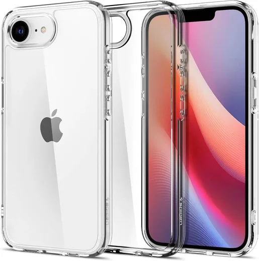 Spigen Ultra Hybrid Apple iPhone 17e / 16e Hoesje Back Cover Transparant afbeelding 1
