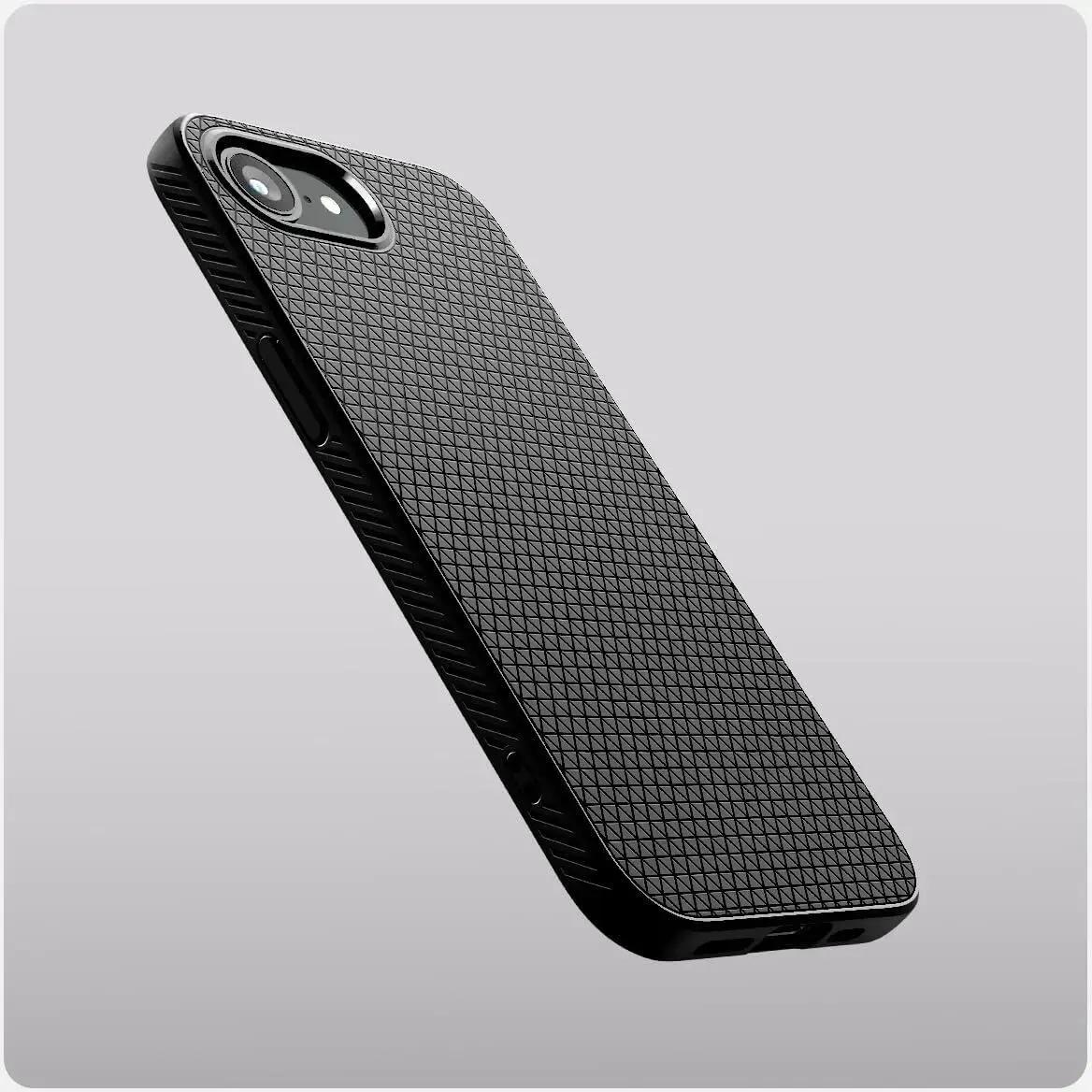 Spigen Liquid Air Apple iPhone 17e / 16e Hoesje Back Cover Zwart afbeelding 3