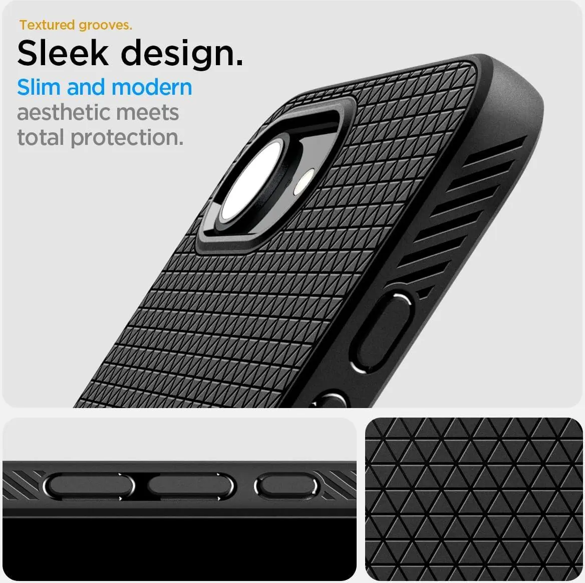 Spigen Liquid Air Apple iPhone 17e / 16e Hoesje Back Cover Zwart afbeelding 5