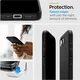 Spigen Liquid Air Apple iPhone 17e / 16e Hoesje Back Cover Zwart afbeelding 7