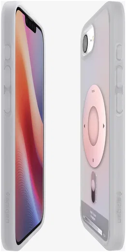 Spigen Ultra Hybrid MagFit Apple iPhone 17e / 16e Hoesje MagSafe Classic Zilver afbeelding 11