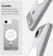 Spigen Ultra Hybrid MagFit Apple iPhone 17e / 16e Hoesje MagSafe Classic Zilver afbeelding 5