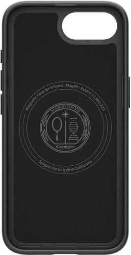 Spigen Thin Fit MagFit iPhone 17e / 16e Hoesje MagSafe Back Cover Zwart afbeelding 2