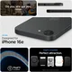 Spigen Thin Fit MagFit iPhone 17e / 16e Hoesje MagSafe Back Cover Zwart afbeelding 3
