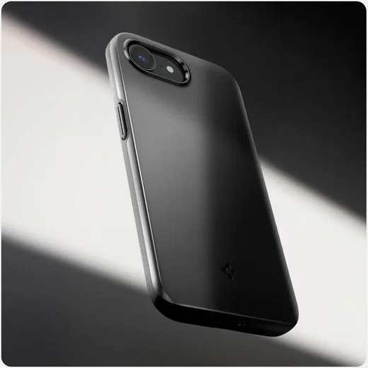 Spigen Thin Fit MagFit iPhone 17e / 16e Hoesje MagSafe Back Cover Zwart afbeelding 8