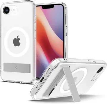 Spigen Ultra Hybrid S MagFit iPhone 16e Hoesje Back Cover Transparant