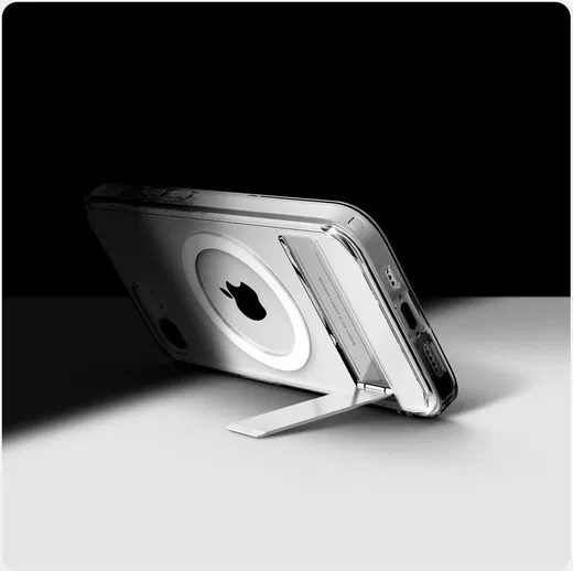 Spigen Ultra Hybrid S MagFit iPhone 16e Hoesje Back Cover Transparant afbeelding 6