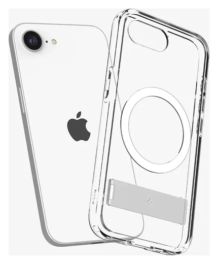 Spigen Ultra Hybrid S MagFit iPhone 16e Hoesje Back Cover Transparant afbeelding 3
