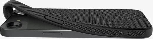 Spigen Liquid Air MagFit iPhone 16e Hoesje MagSafe Back Cover Matte Zwart afbeelding 8