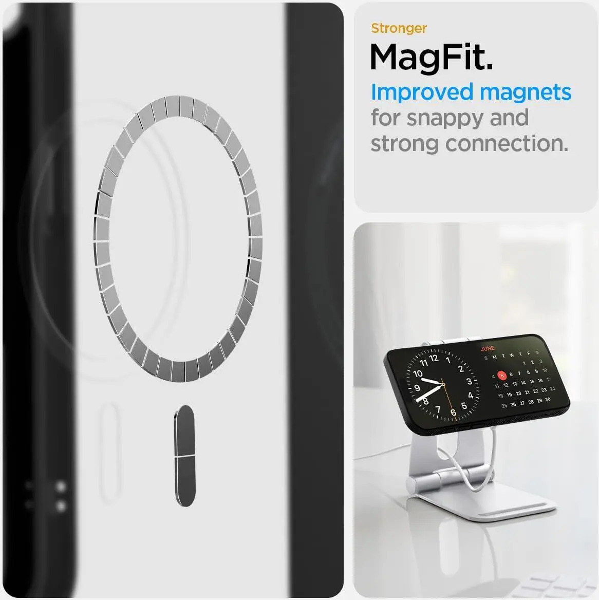 Spigen Liquid Air MagFit iPhone 16e Hoesje MagSafe Back Cover Matte Zwart afbeelding 3