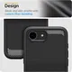 Spigen Rugged Armor MagFit Apple iPhone 16e Hoesje MagSafe Zwart afbeelding 4