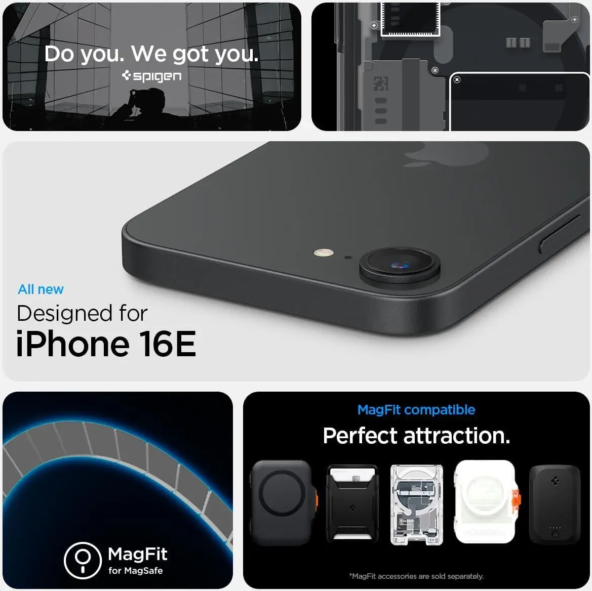 Spigen Ultra Hybrid MagFit iPhone 17e / 16e Hoesje MagSafe Zero One Zwart afbeelding 6