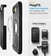 Spigen Tough Armor iPhone 17e / 16e Hoesje MagSafe Back Cover Zwart afbeelding 3