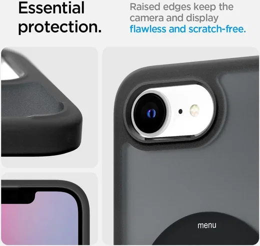 Spigen Ultra Hybrid MagFit Apple iPhone 17e / 16e Hoesje MagSafe Classic Zwart afbeelding 6