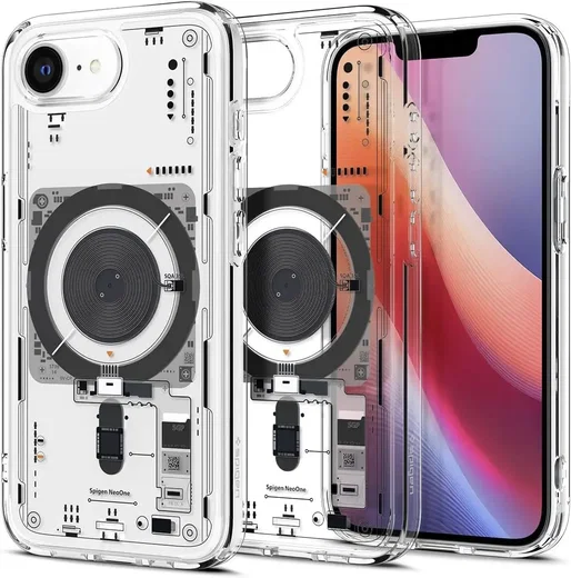 Spigen Ultra Hybrid MagFit Apple iPhone 17e / 16e  Hoesje MagSafe Neo One afbeelding 1