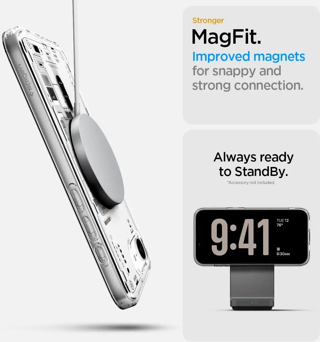 Spigen Ultra Hybrid MagFit Apple iPhone 17e / 16e  Hoesje MagSafe Neo One afbeelding 3