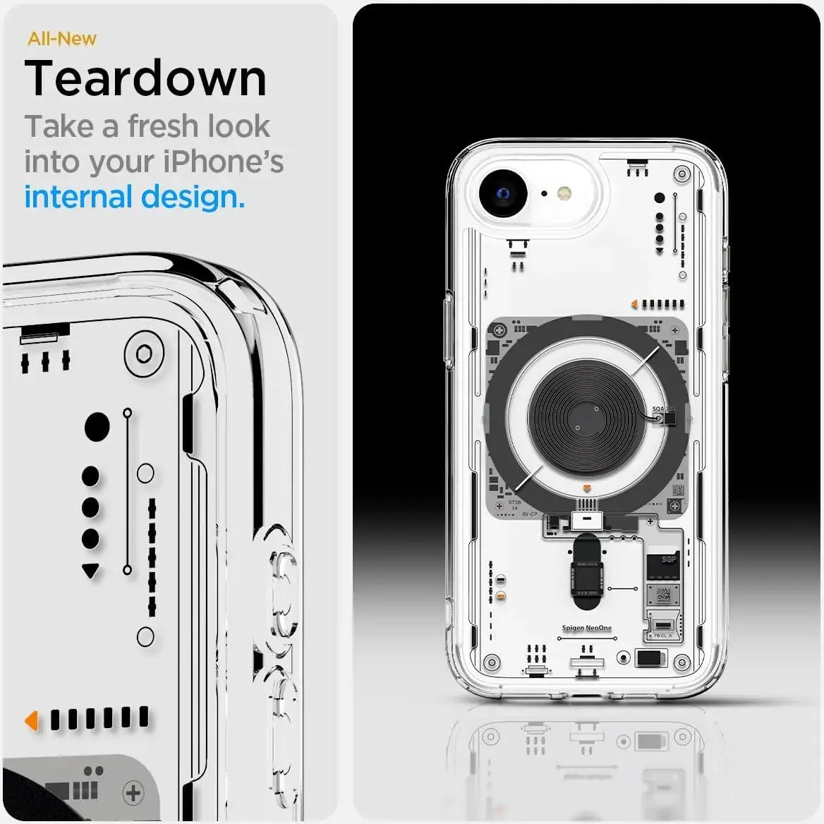 Spigen Ultra Hybrid MagFit Apple iPhone 17e / 16e  Hoesje MagSafe Neo One afbeelding 4