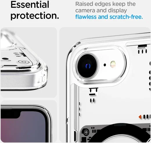 Spigen Ultra Hybrid MagFit Apple iPhone 17e / 16e  Hoesje MagSafe Neo One afbeelding 5