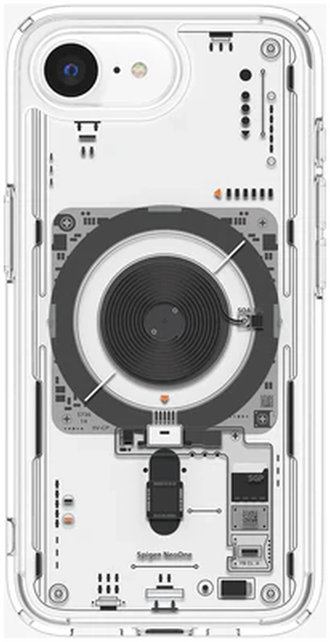 Spigen Ultra Hybrid MagFit Apple iPhone 17e / 16e  Hoesje MagSafe Neo One afbeelding 2