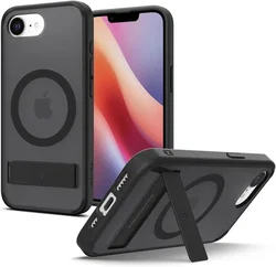 Spigen Ultra Hybrid S MagFit iPhone 17e / 16e Hoesje Back Cover Frost Zwart afbeelding
