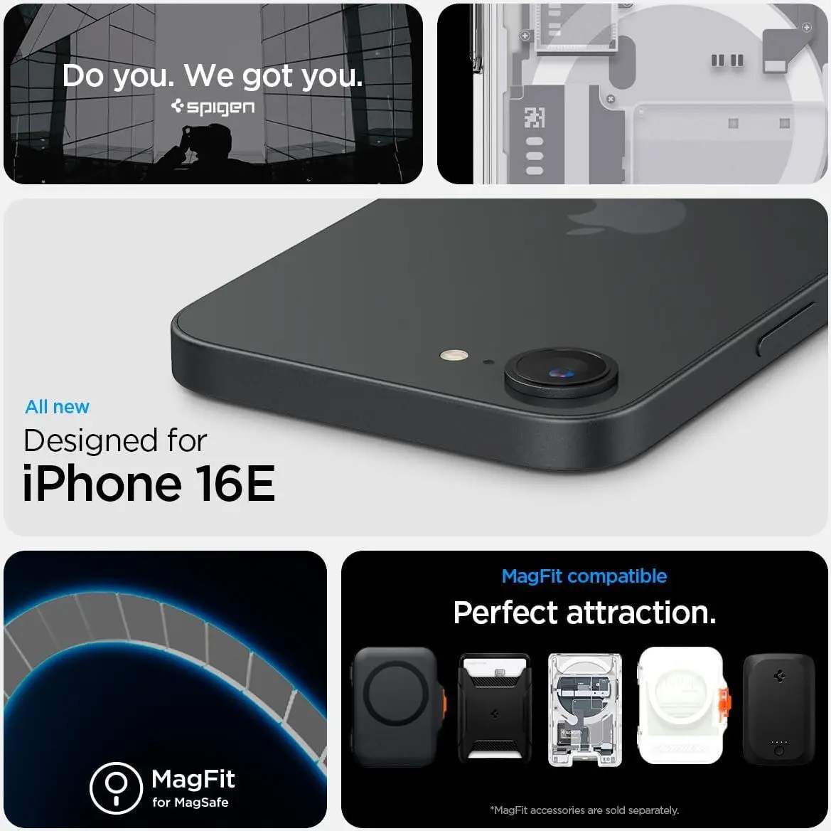 Spigen Ultra Hybrid MagFit Apple iPhone 17e / 16e Hoesje MagSafe Zero One Wit afbeelding 4