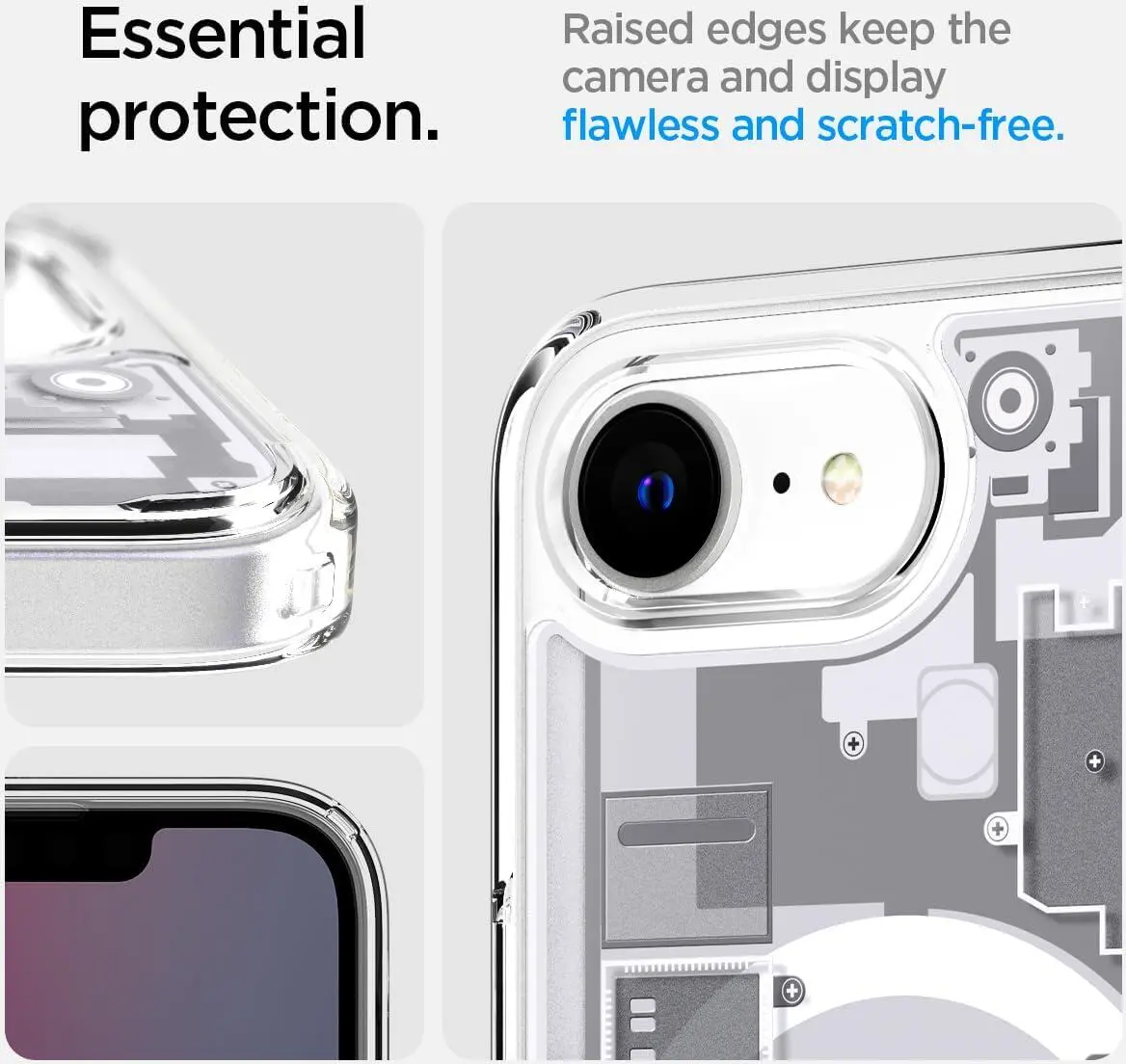 Spigen Ultra Hybrid MagFit Apple iPhone 17e / 16e Hoesje MagSafe Zero One Wit afbeelding 7