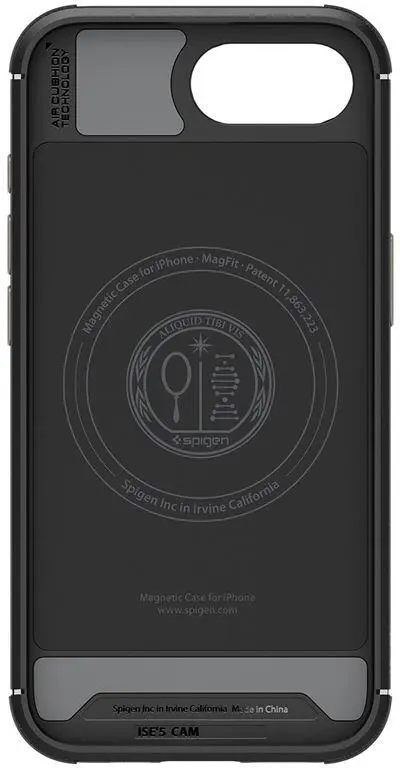 Spigen Core Armor MagFit Apple iPhone 17e / 16e Hoesje MagSafe Zwart afbeelding 4