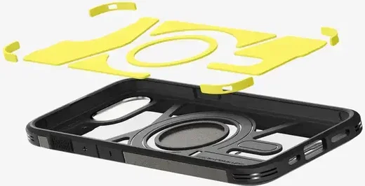 Spigen Tough Armor iPhone 17e / 16e Hoesje MagSafe Back Cover Gunmetal afbeelding 12