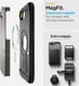 Spigen Tough Armor iPhone 17e / 16e Hoesje MagSafe Back Cover Gunmetal afbeelding 3