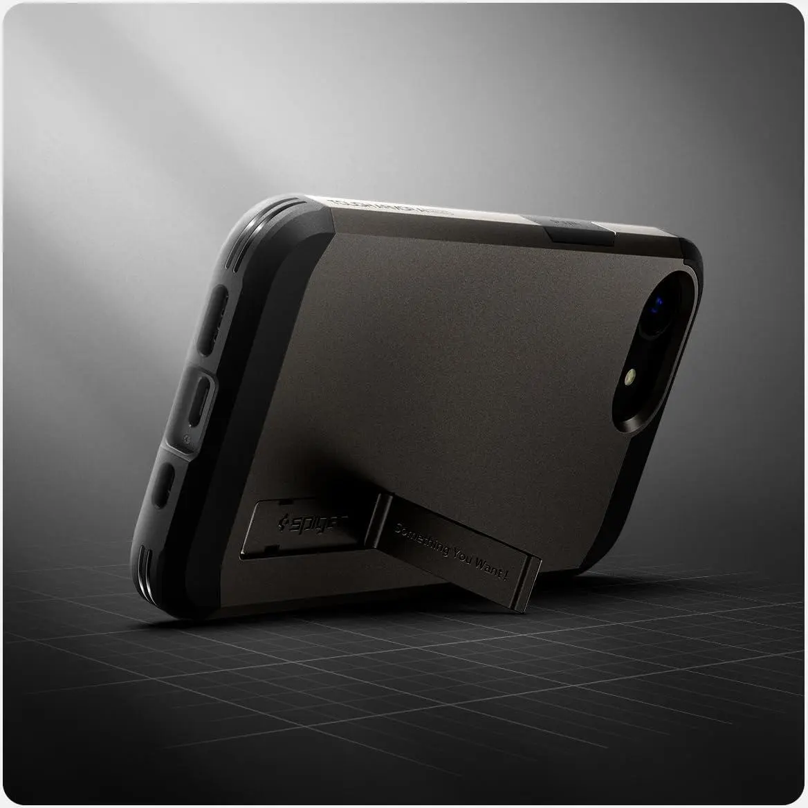 Spigen Tough Armor iPhone 17e / 16e Hoesje MagSafe Back Cover Gunmetal afbeelding 7