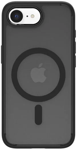 Spigen Crystal Hybrid MagSafe iPhone 17e / 16e Hoesje Back Cover Frosted Zwart afbeelding 3