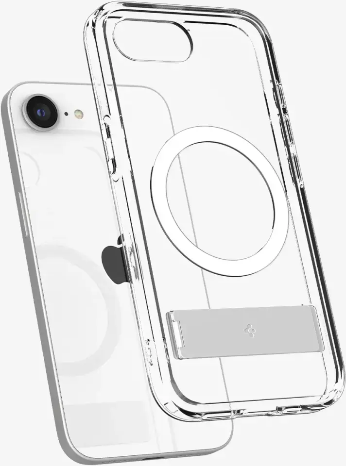 Spigen Slim Armor Essential S iPhone 17e / 16e Hoesje MagSafe Transparant afbeelding 6