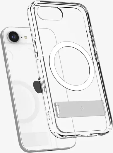Spigen Slim Armor Essential S iPhone 17e / 16e Hoesje MagSafe Transparant afbeelding 6