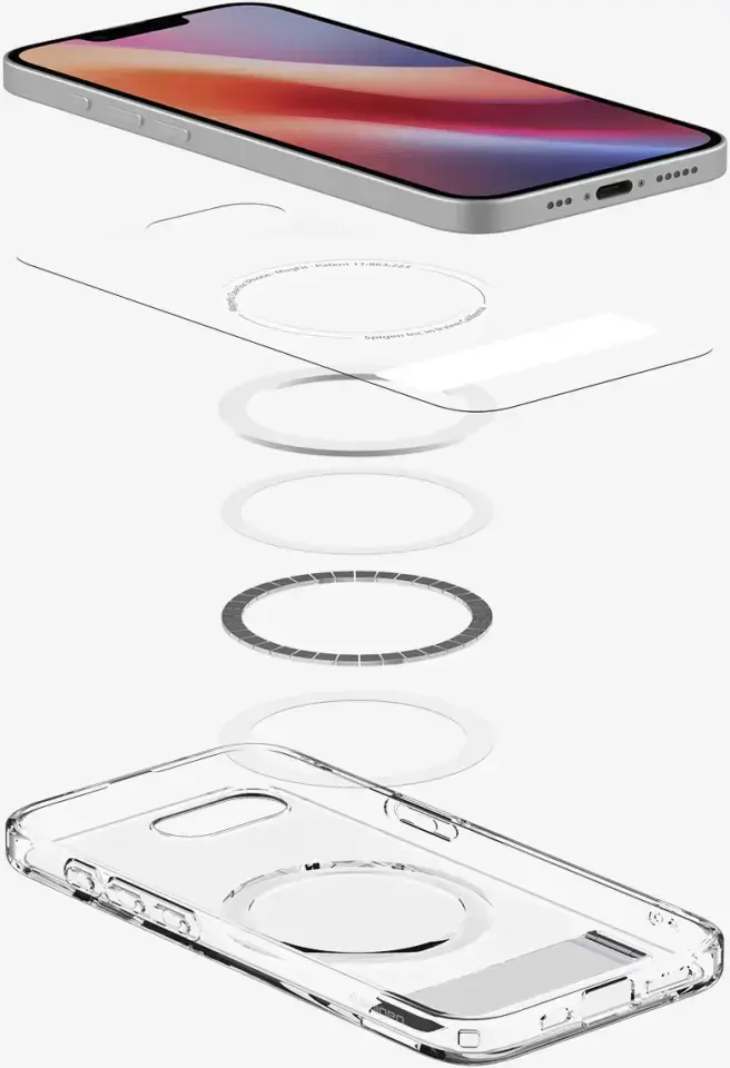 Spigen Slim Armor Essential S iPhone 17e / 16e Hoesje MagSafe Transparant afbeelding 8