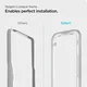 Spigen AlignMaster iPhone 17e / 16e/14/13/13 Pro Screen Protector afbeelding 6