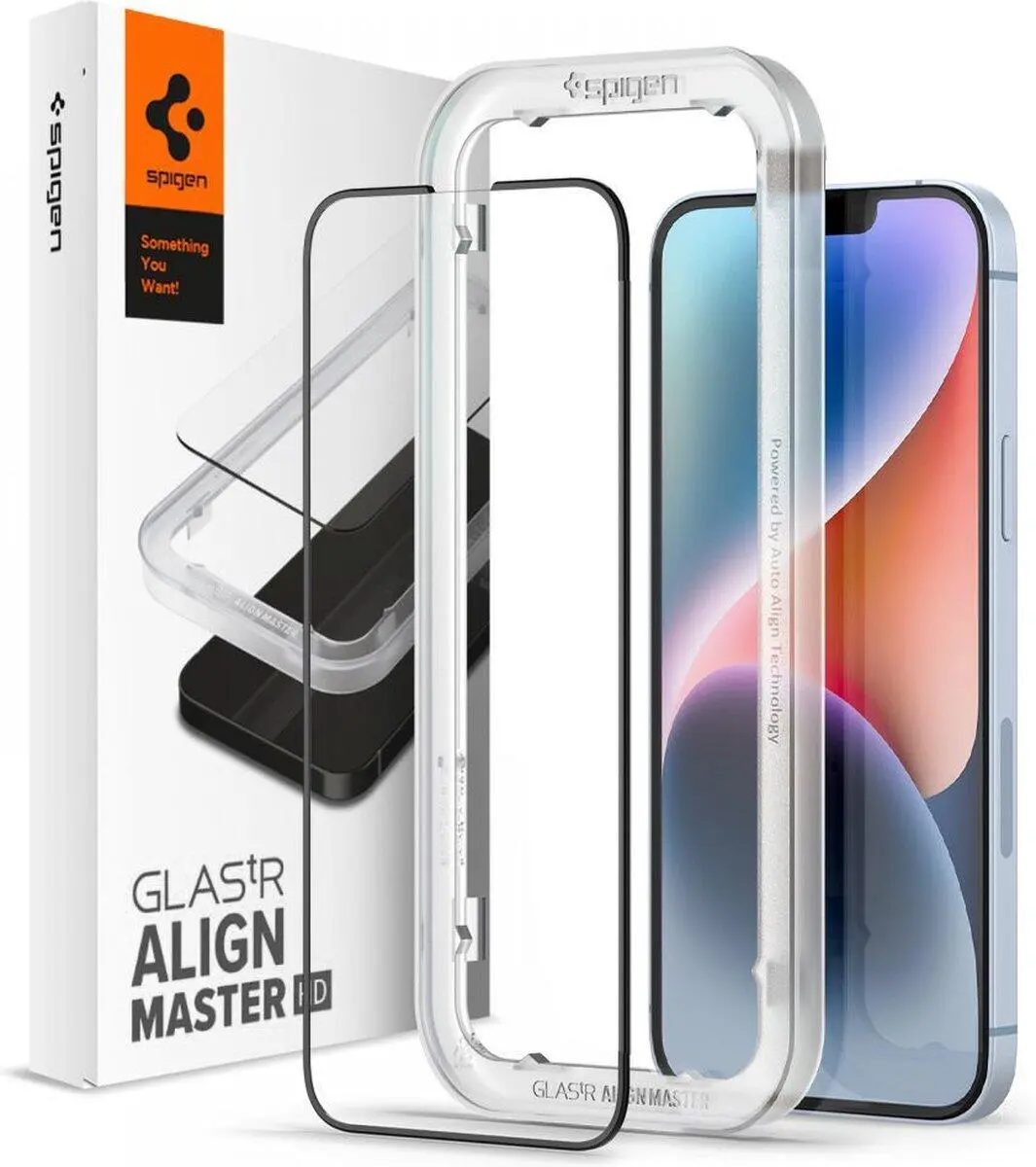 Spigen AlignMaster iPhone 17e / 16e/14/13/13 Pro Screen Protector afbeelding 1