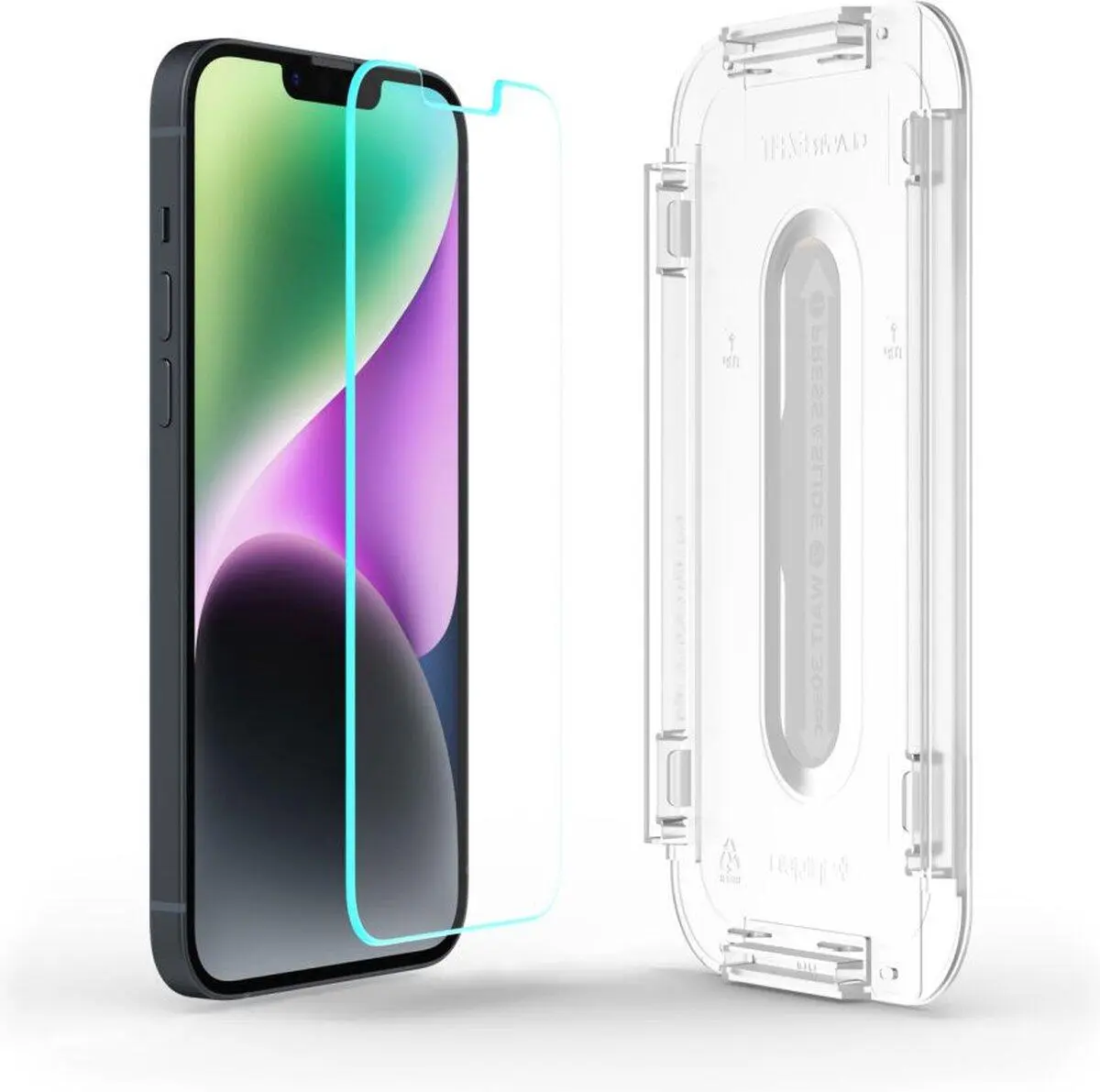 Spigen EZ Fit Glas.tR iPhone 17e / 16e/14/13/13 Pro HD Sensor Open afbeelding 5