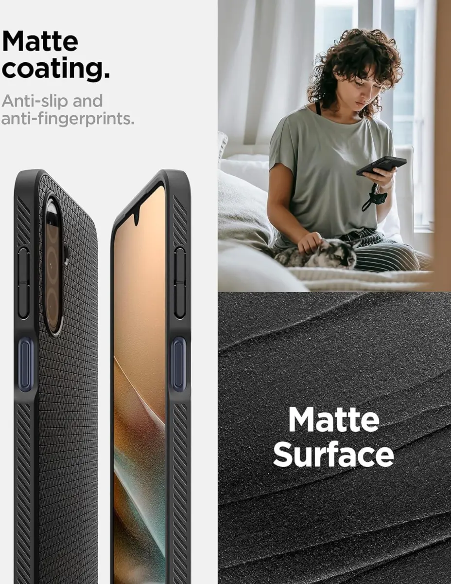 Spigen Liquid Air Samsung Galaxy A26 Hoesje Back Cover Zwart afbeelding 7