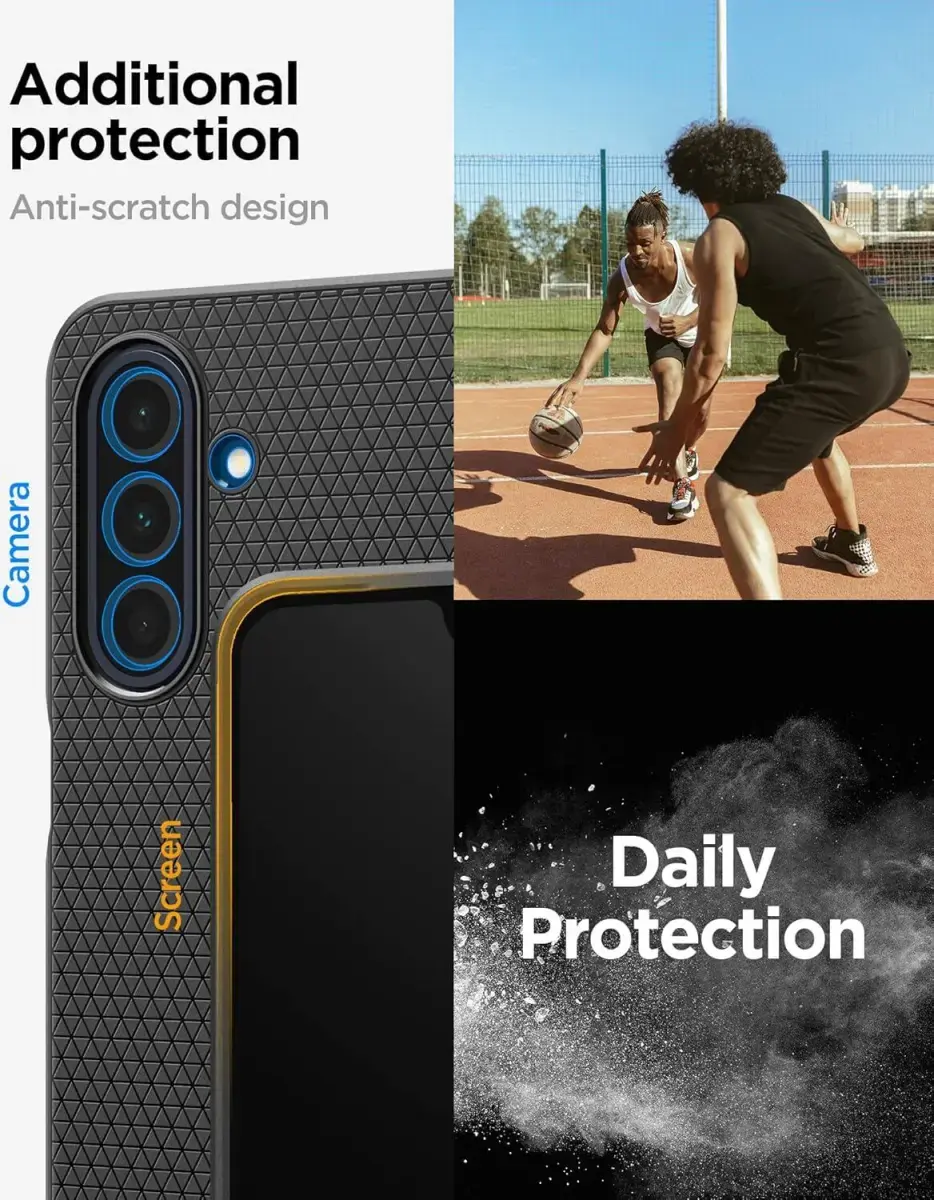 Spigen Liquid Air Samsung Galaxy A26 Hoesje Back Cover Zwart afbeelding 8