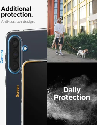 Spigen Liquid Crystal Samsung Galaxy A36 Hoesje Back Cover Transparant afbeelding 5
