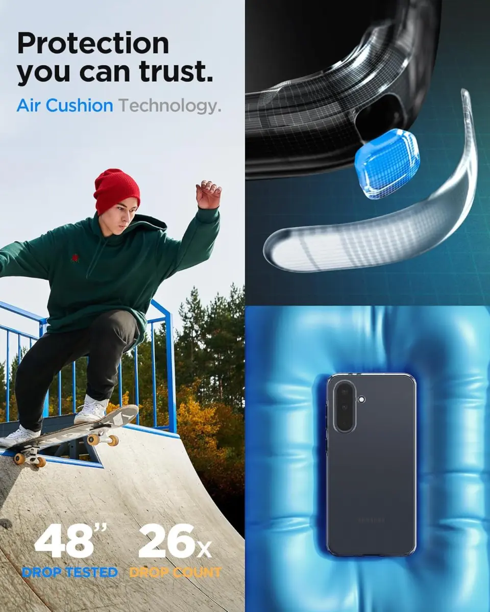 Spigen Liquid Crystal Samsung Galaxy A36 Hoesje Back Cover Transparant afbeelding 8