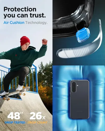 Spigen Liquid Crystal Samsung Galaxy A36 Hoesje Back Cover Transparant afbeelding 8