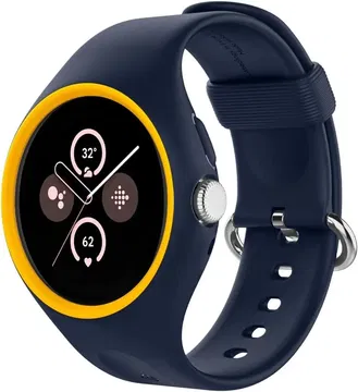 Spigen Nano Pop - Google Pixel Watch 3 41MM/Watch 2 Hoesje en Bandje - Blauw