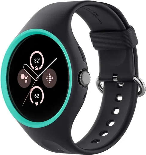 Spigen Nano Pop - Google Pixel Watch 3 41MM/Watch 2 Hoesje en Bandje - Zwart afbeelding 1